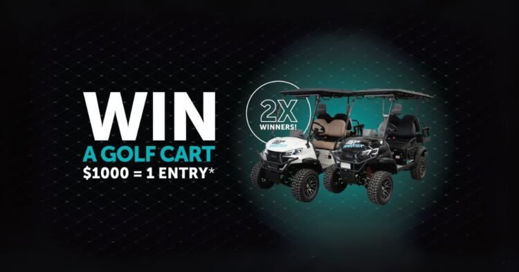 Win a Kommand Golf Cart! 2 Up for Grabs!